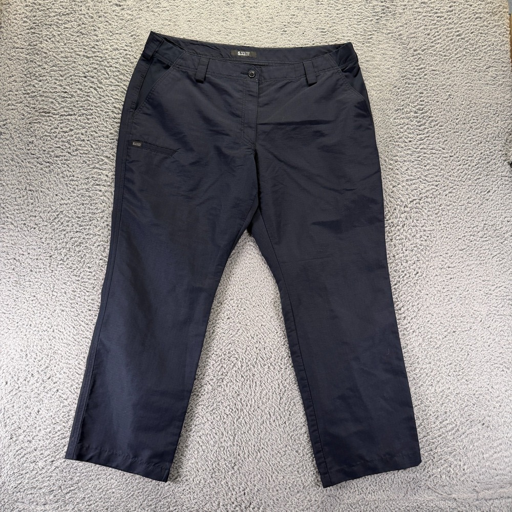 5.11 Tactical Fast-Tac Urban Pant Women's 18 Blue Polyester Straight Leg Hiking